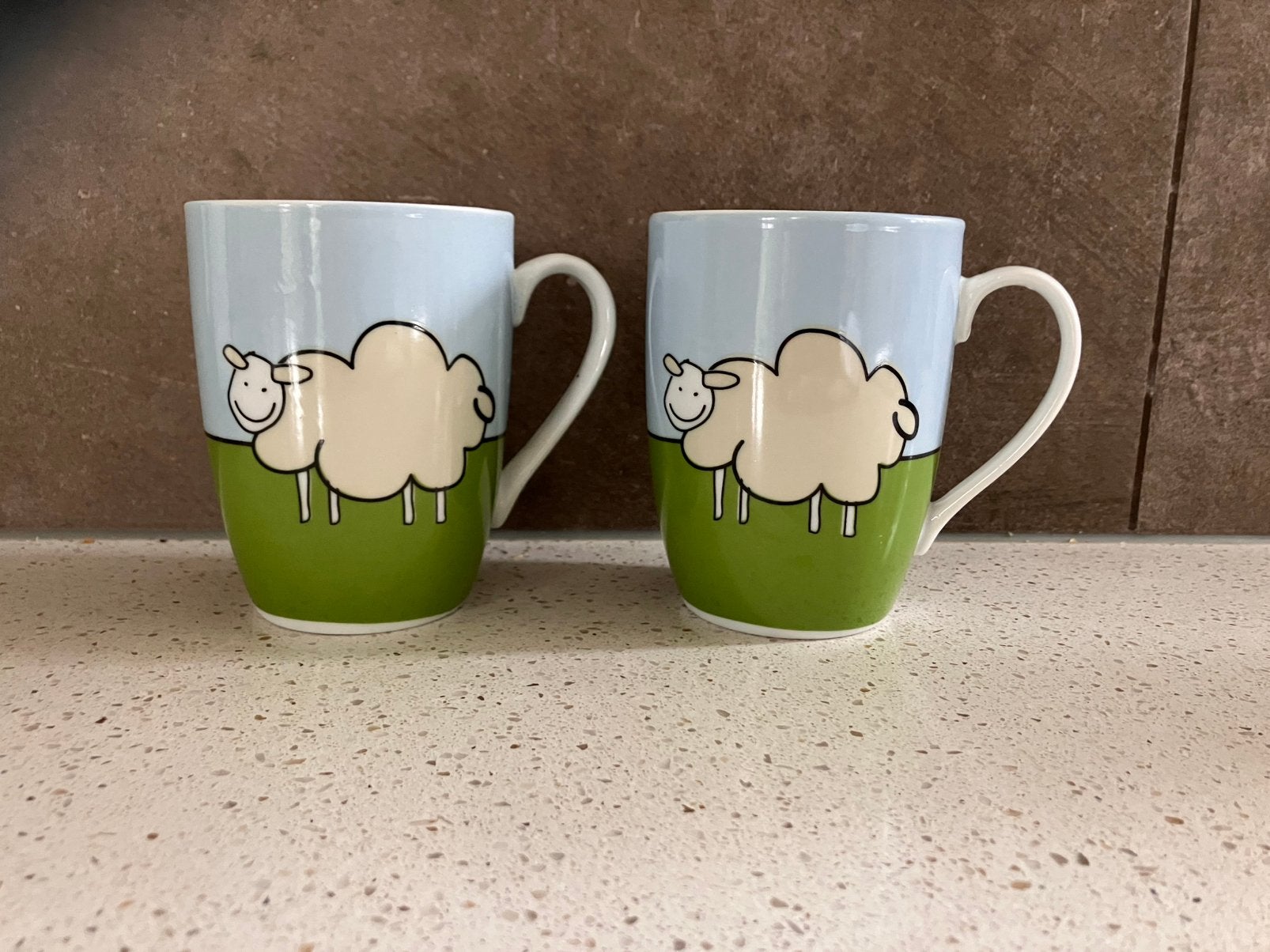 2x mok Texxxel - schaap - Kees de Waal, Overige merken, Ophalen of Verzenden, Zo goed als nieuw, Overige stijlen