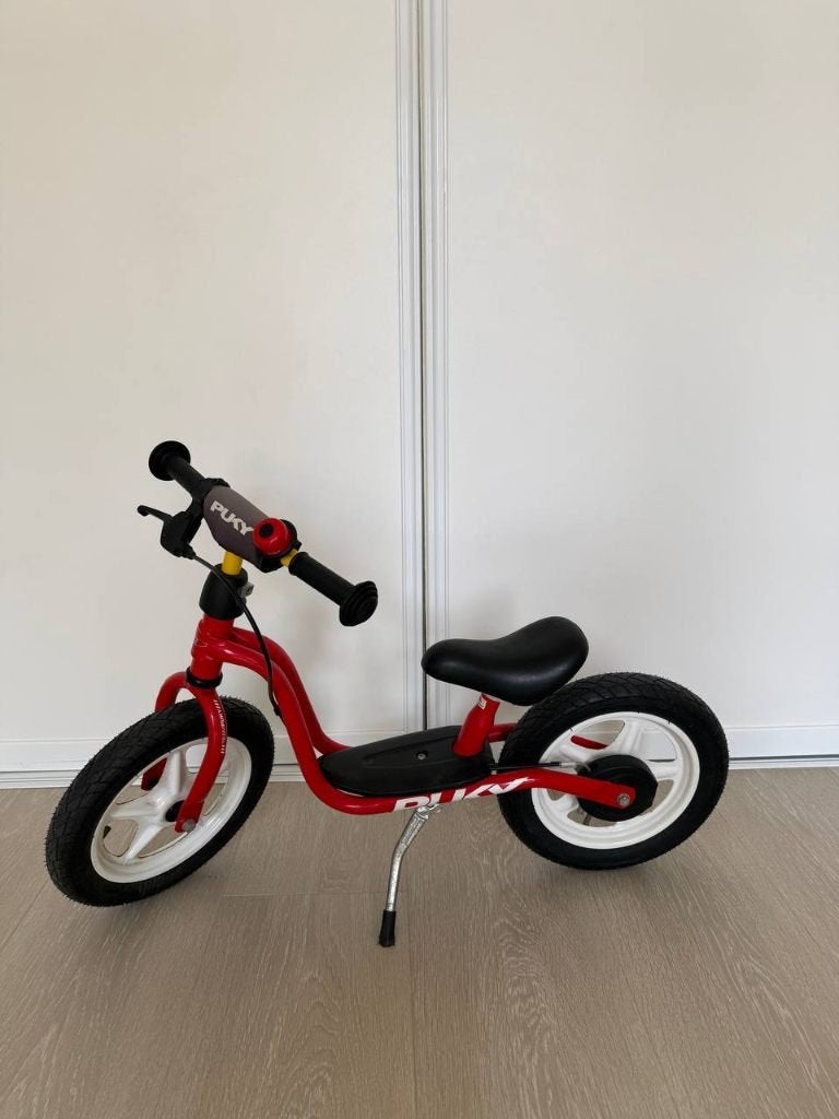 PUKY LR 1L BR Loopfiets Rood – rem, bel en standaard, Kinderen en Baby's, Speelgoed | Buiten | Voertuigen en Loopfietsen, Gebruikt