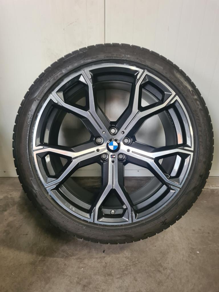 21' BMW X5 G05 X6 G06 Styling 741M met winterbanden 7mm+, Auto-onderdelen, Banden en Velgen, Ophalen, 275 mm, Banden en Velgen