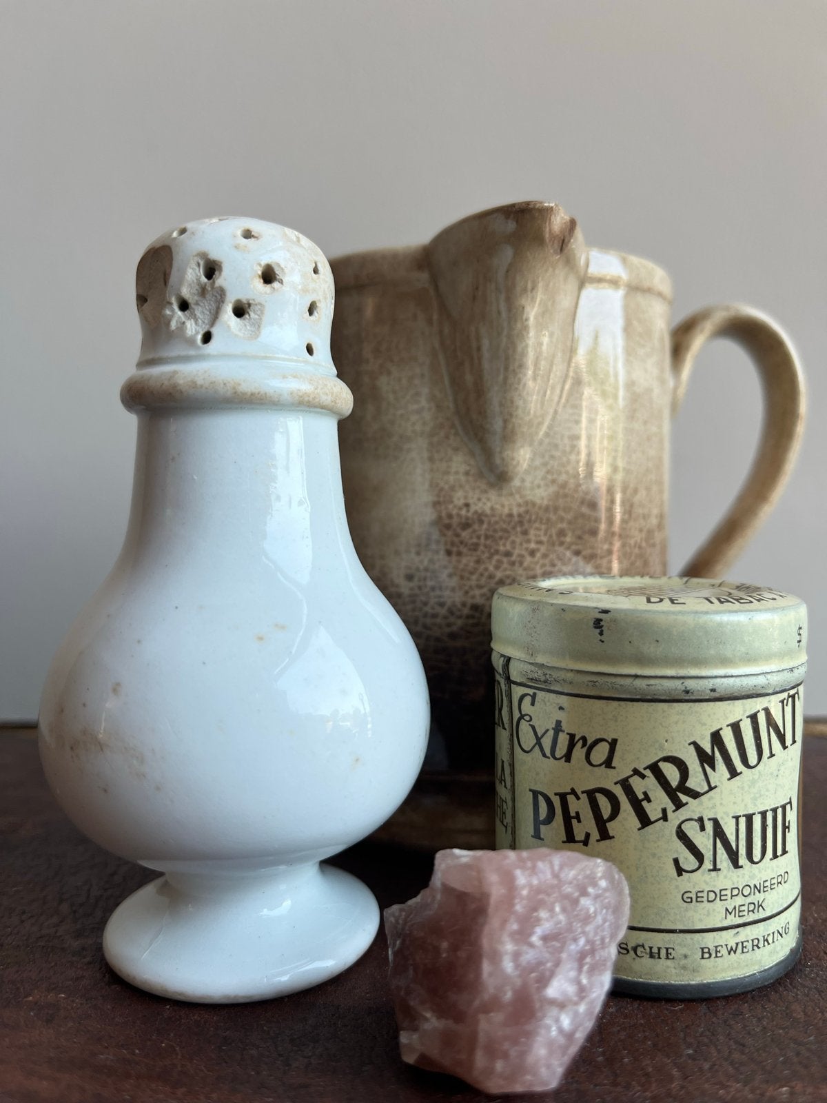 Antieke Petrus Regout Strooier K2 met origineel kurkje, Antiek en Kunst, Verzenden