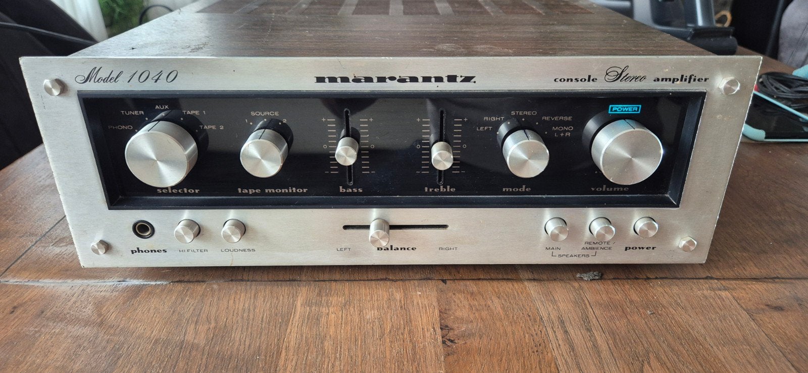 Marantz Model 1040 Versterker - Nog Perfect Werkend, Audio, Tv en Foto, Versterkers en Receivers, Gebruikt, Ophalen, Marantz, Minder dan 60 watt