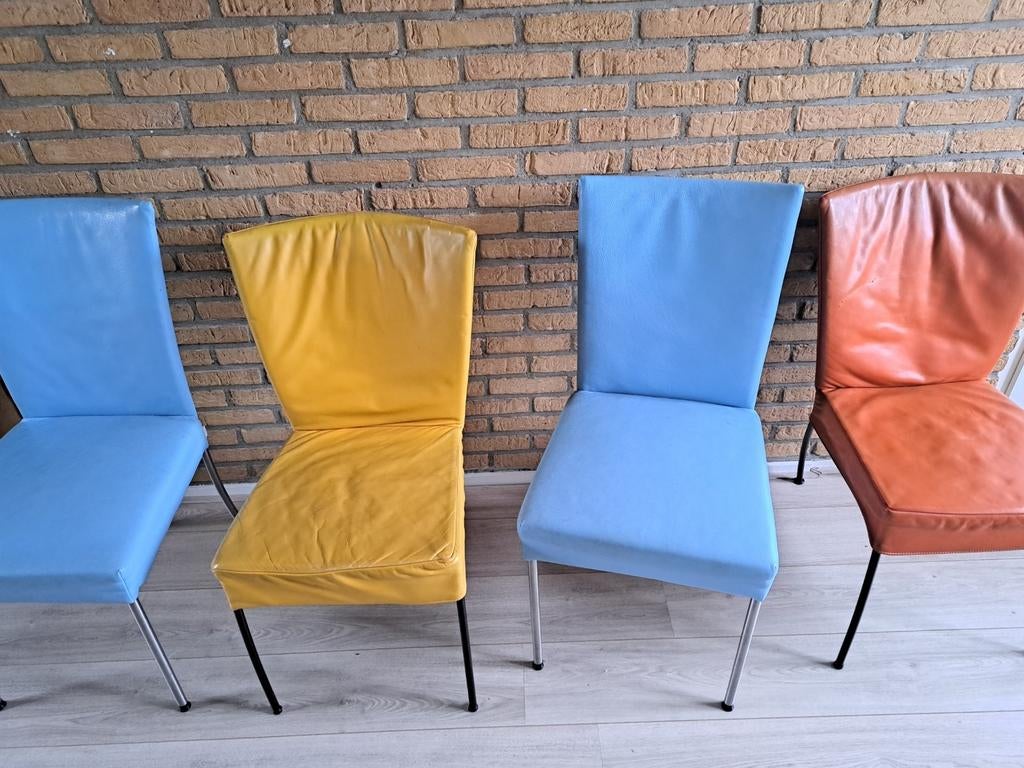 4 stoelen, Tuin en Terras, Ophalen, Gebruikt, Kunststof