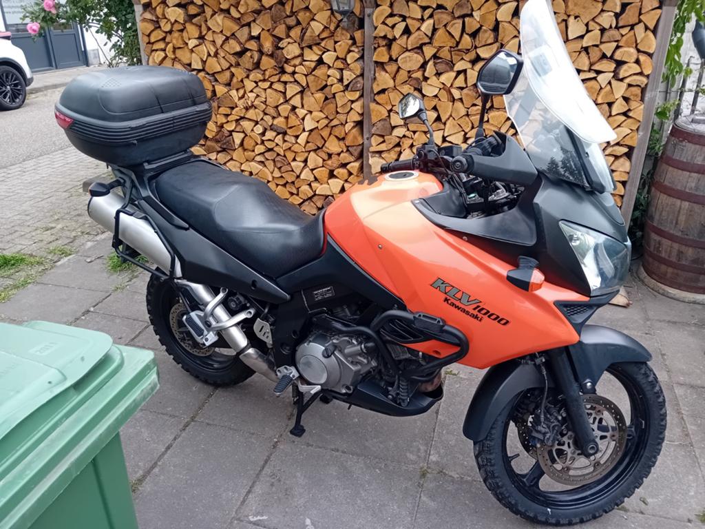 Kawasaki klv 1000 uit 2006 te koop met storing F1, Motoren, Onderdelen | Honda, Ophalen, Gebruikt