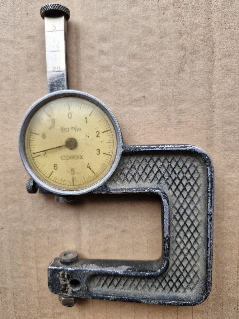 vintage Cordix analoge beugeldikte meter, Ophalen
