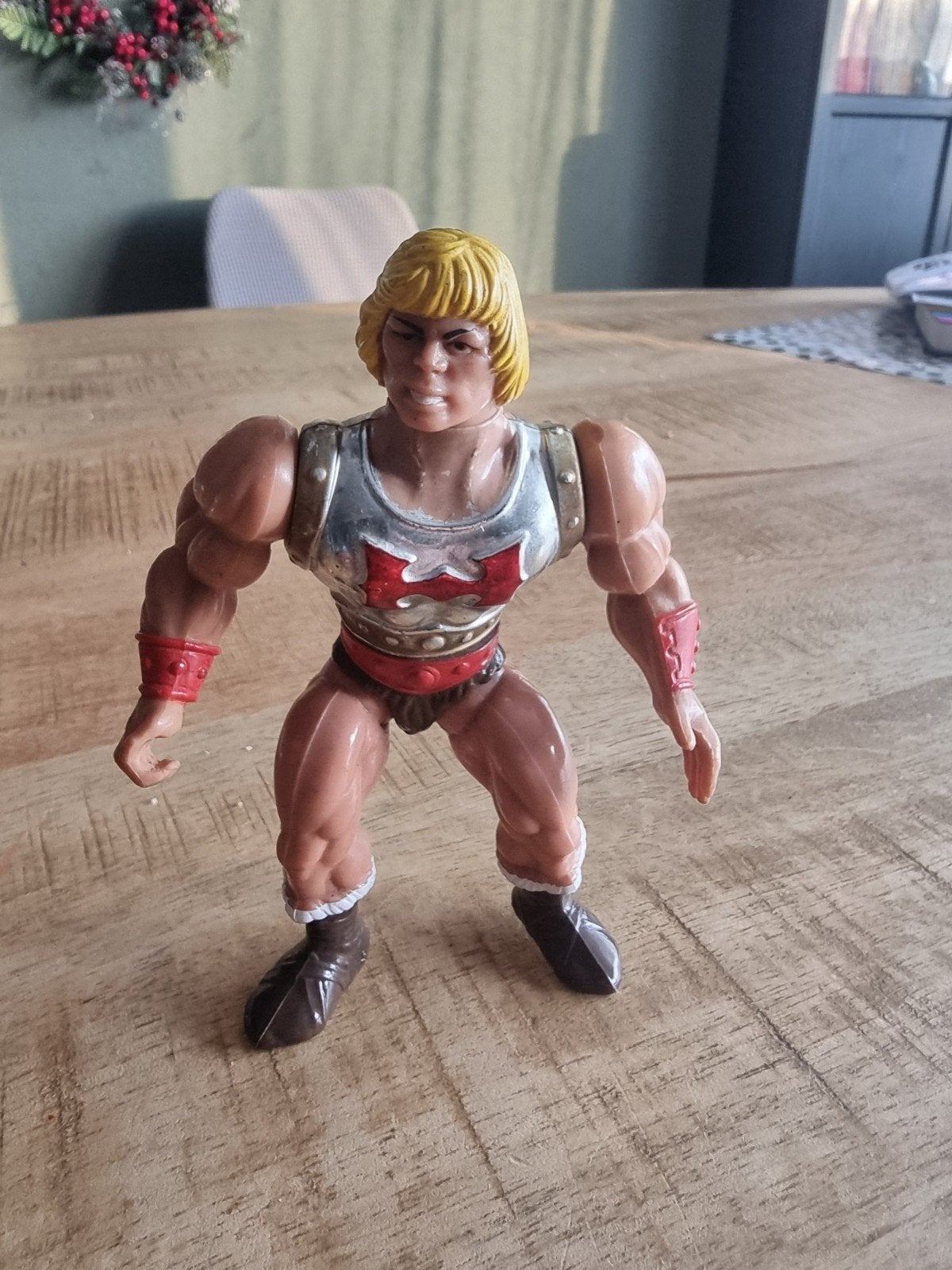 MOTU Vintage Flying Fists He-Man 1985 Masters Of The Univers, Ophalen of Verzenden, Gebruikt