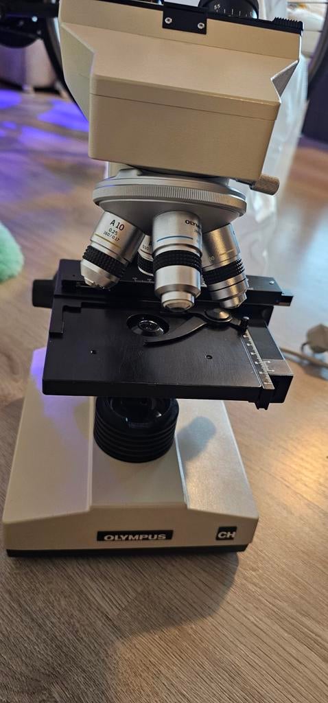 Olympus CH microscoop, Audio, Tv en Foto, Optische apparatuur | Microscopen, Ophalen of Verzenden, Minder dan 400x