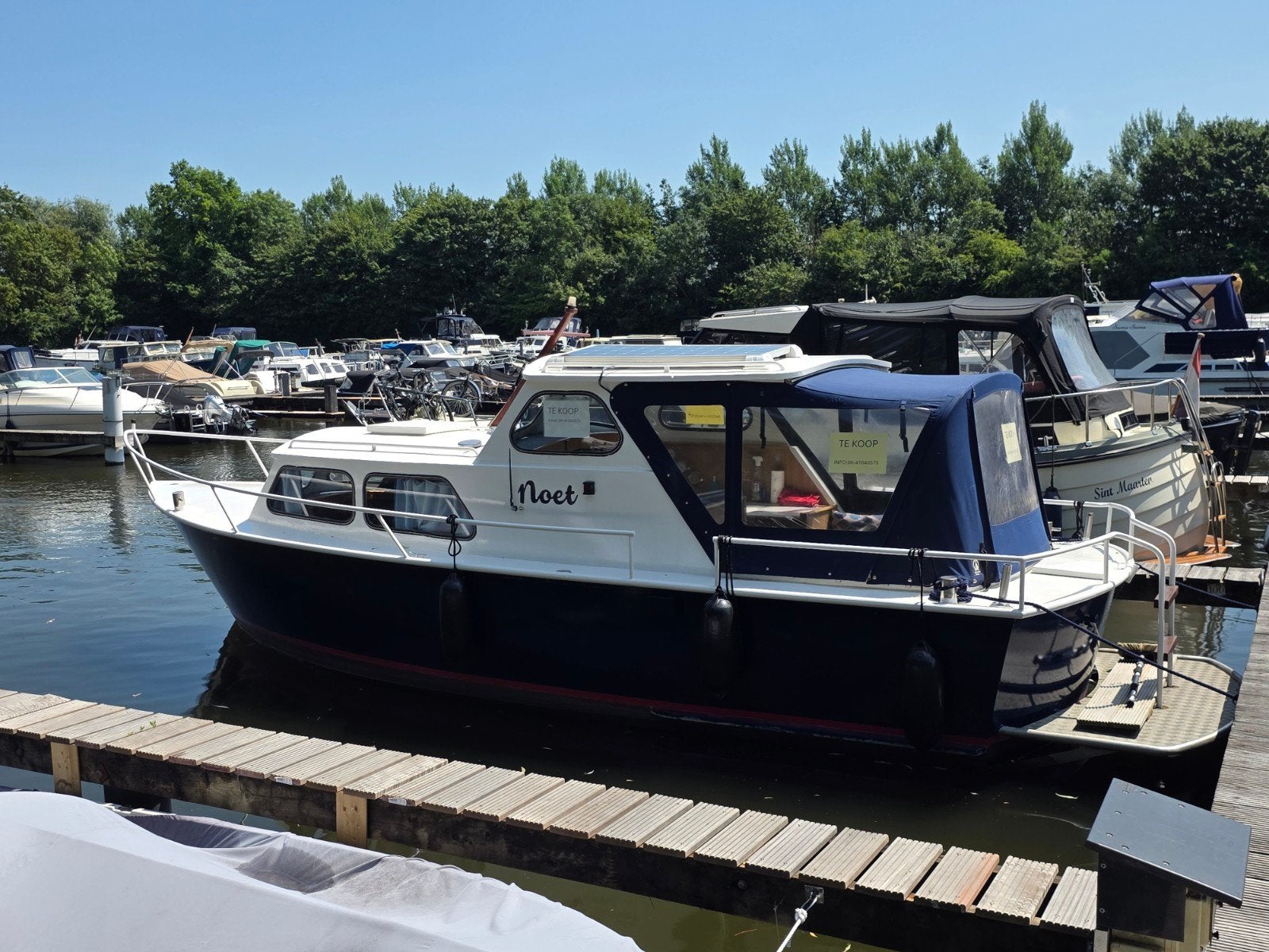 Te koop Marnekruiser 800 met boegschroef., Ophalen, Gebruikt, Koelkast, Diesel