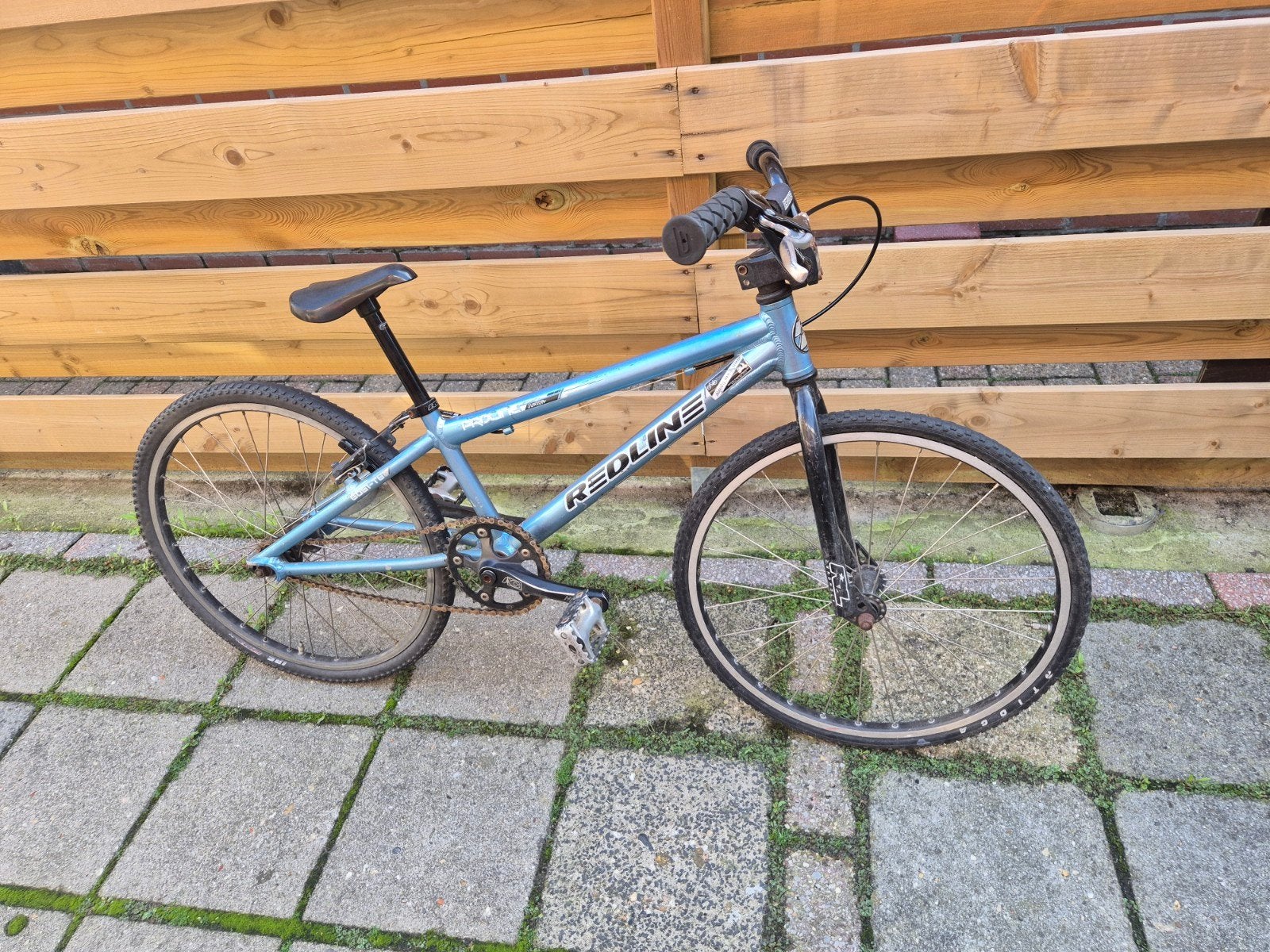 Redline BMX fietsje - Klaar voor actie!, Fietsen en Brommers, Ophalen, Gebruikt, Staal, Velgrem