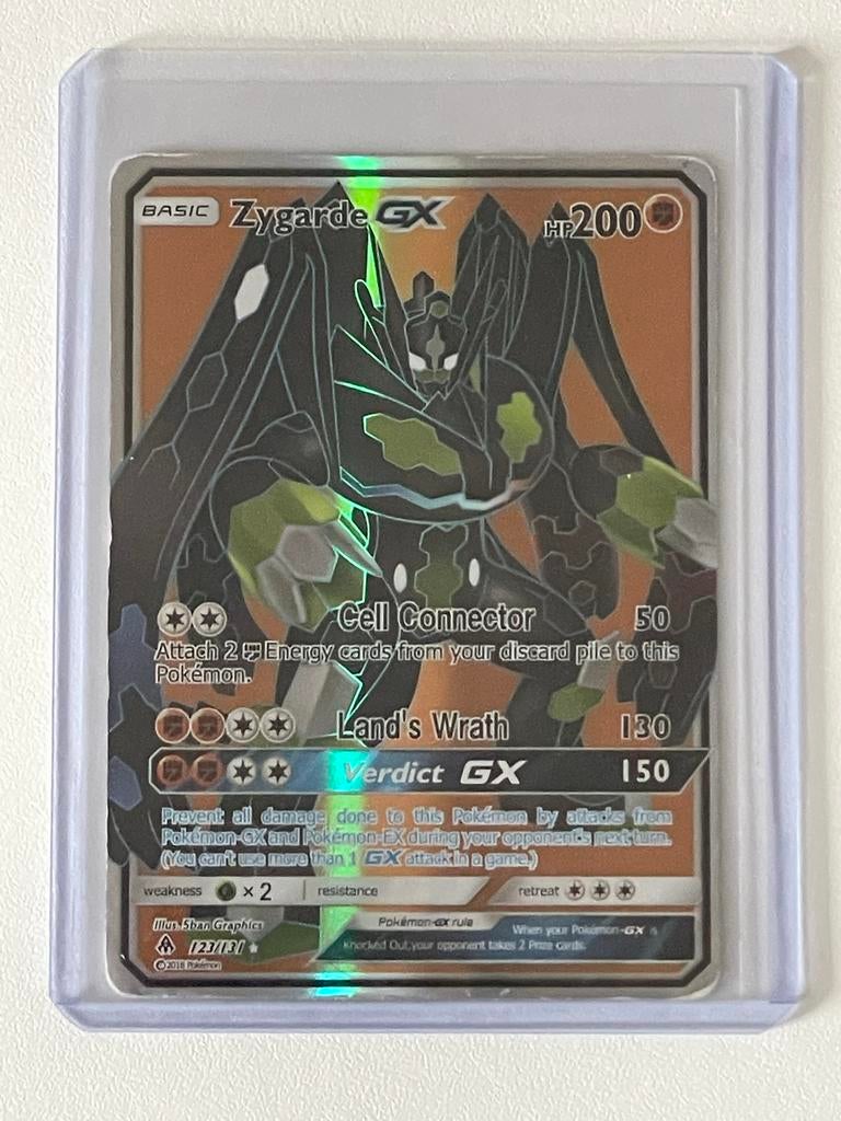 Zygarde GX Pokémon Kaart 123/131 - Zo goed als nieuw, Ophalen of Verzenden, Zo goed als nieuw, Losse kaart