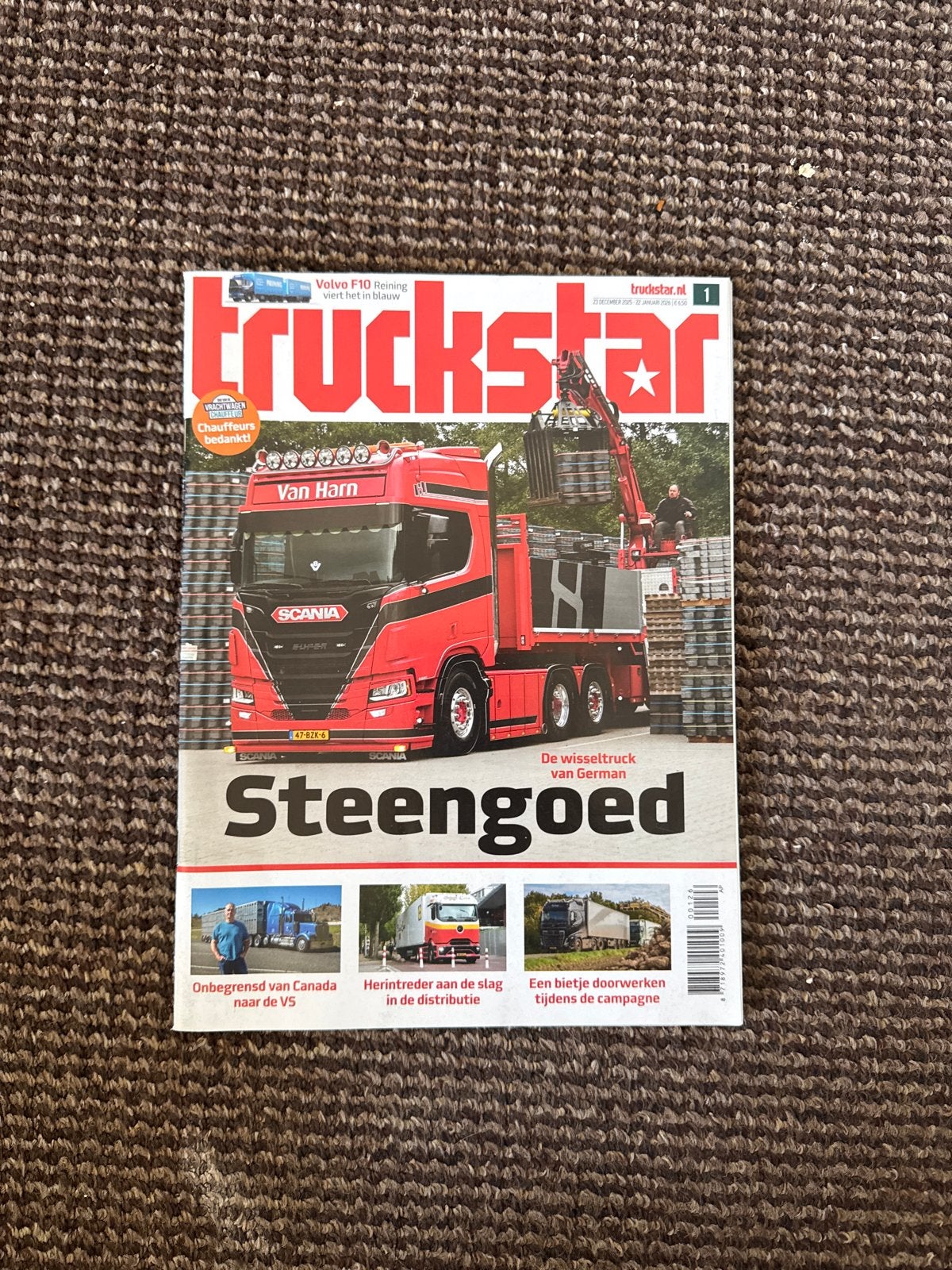 Truckstar Magazine - Steengoed Editie, Ophalen of Verzenden, Zo goed als nieuw, Overige typen