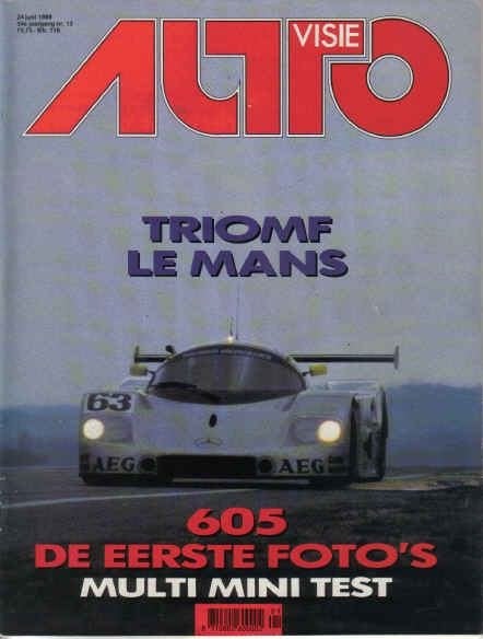 Autovisie 13 1989: Austin Mini - Fiat Panda - Daihatsu Cuore, Ophalen of Verzenden, Gelezen, Algemeen