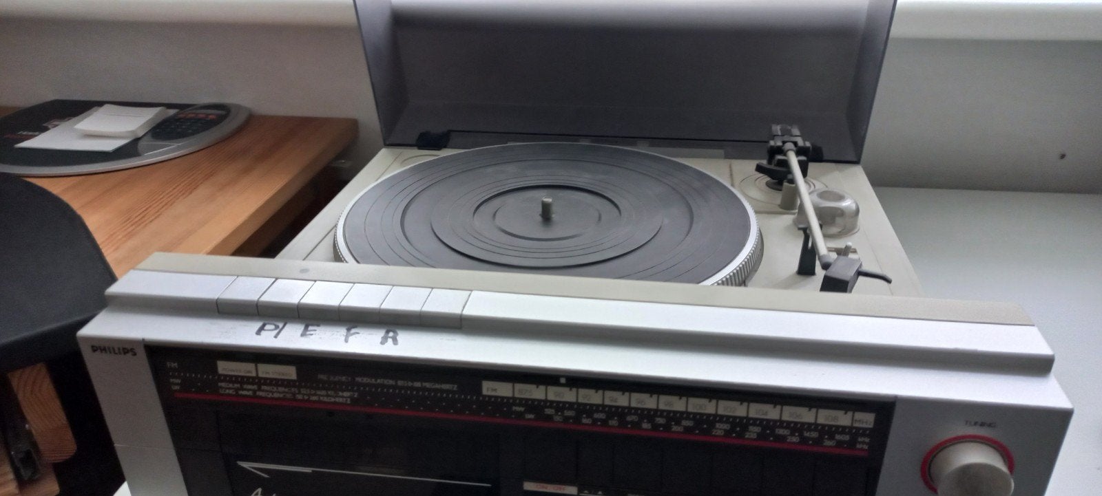 philips platenspeler, Ophalen, Niet werkend, Platenspeler, Philips