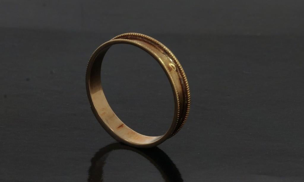 Memorie antieke 14k gouden rouw ring ca. 1880 dames