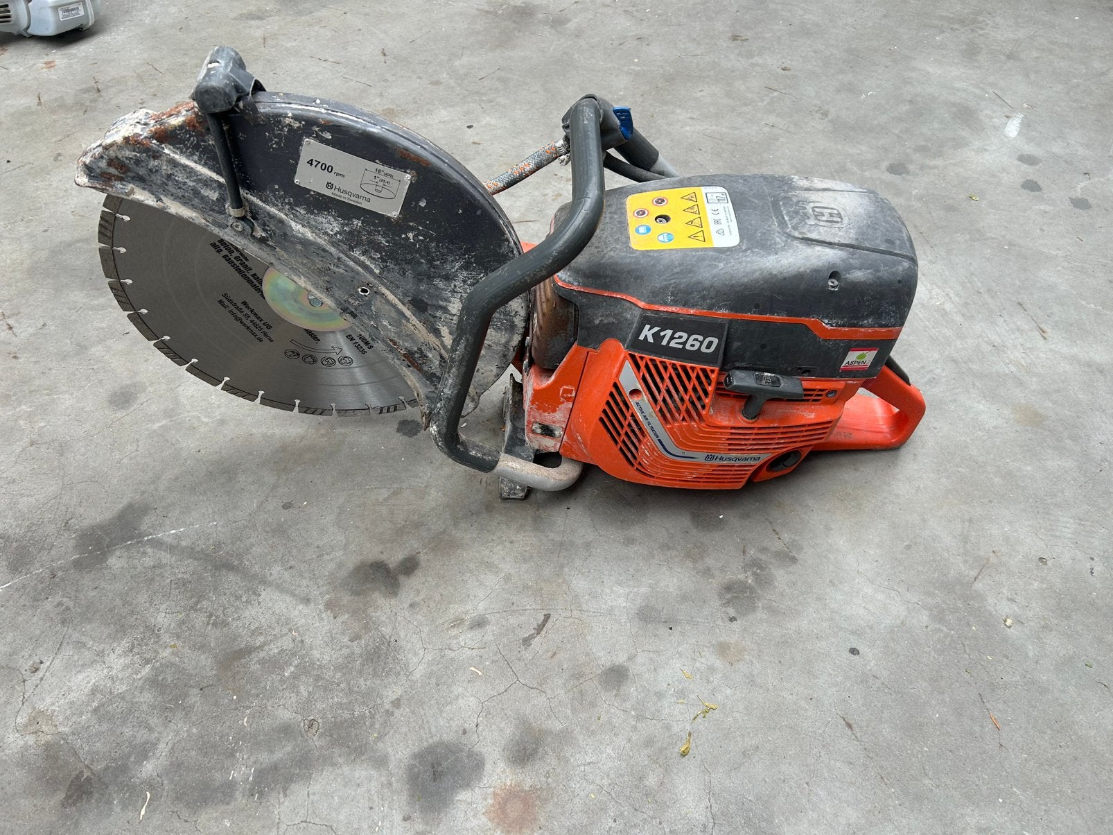 Husqvarna K1260 400mm, Ophalen of Verzenden, Zo goed als nieuw, 1000 watt of meer, Overige typen