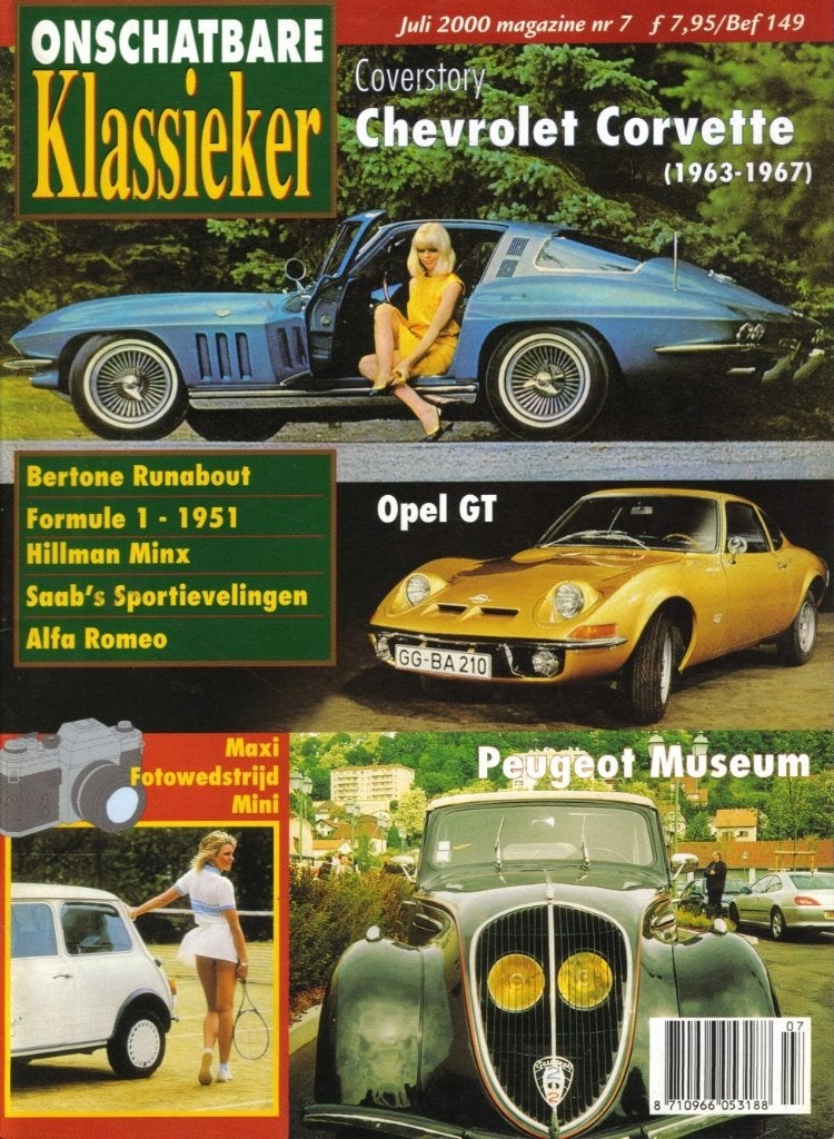 Onschatbare Klassieker reportage Chevrolet Corvette, Ophalen of Verzenden, Gelezen, Chevrolet