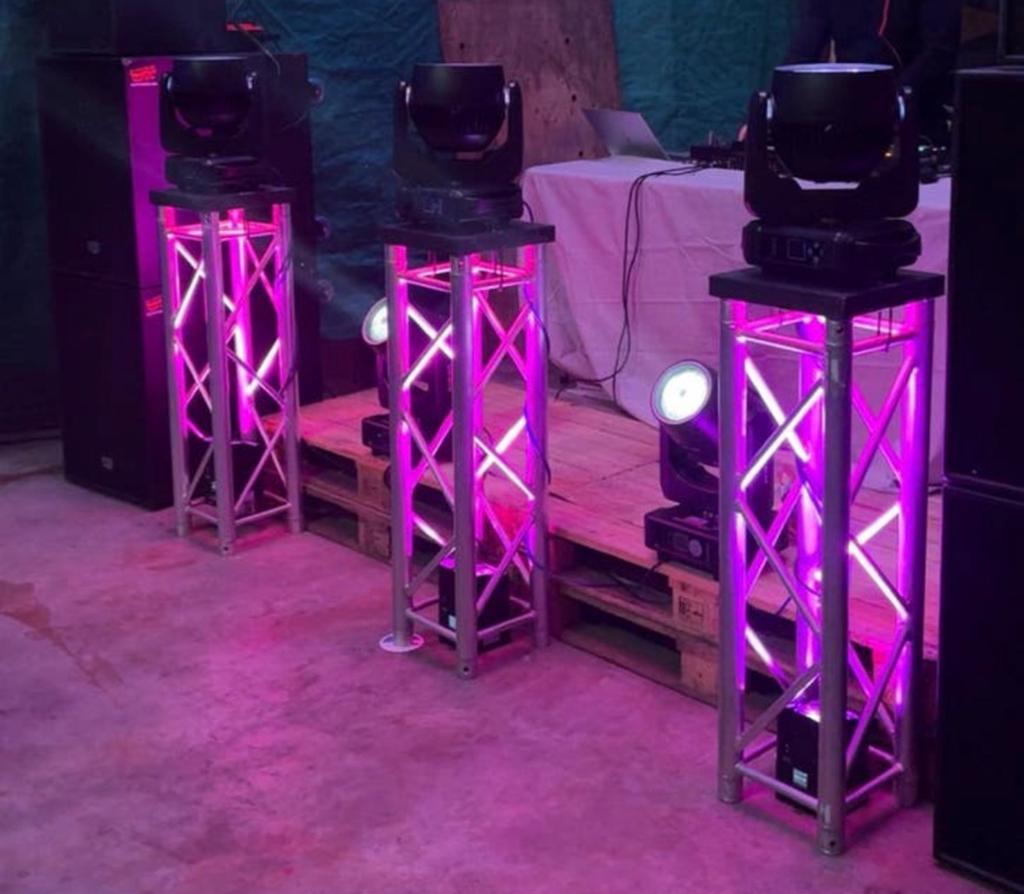 Truss / zuil / totem 100cm 3x, Ophalen of Verzenden, Zo goed als nieuw, Licht