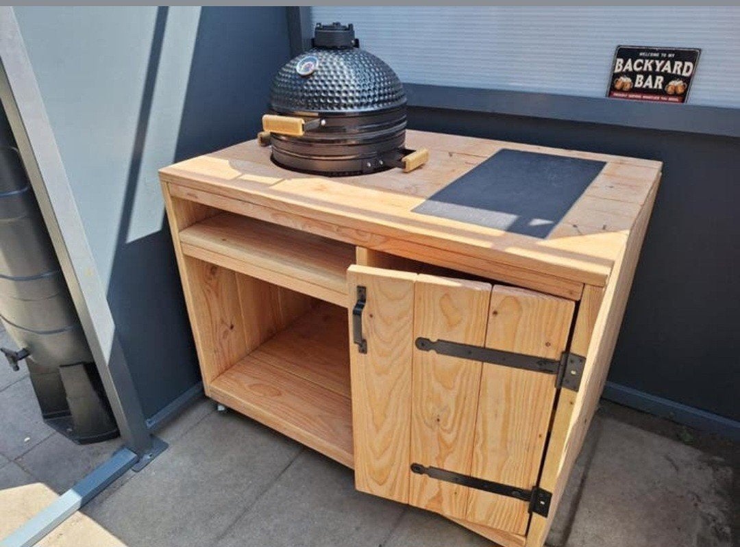 Douglas buitenkeuken Green Basterd Kamado kitchen brother, Tuin en Terras, Buitenkeukens, Ophalen of Verzenden