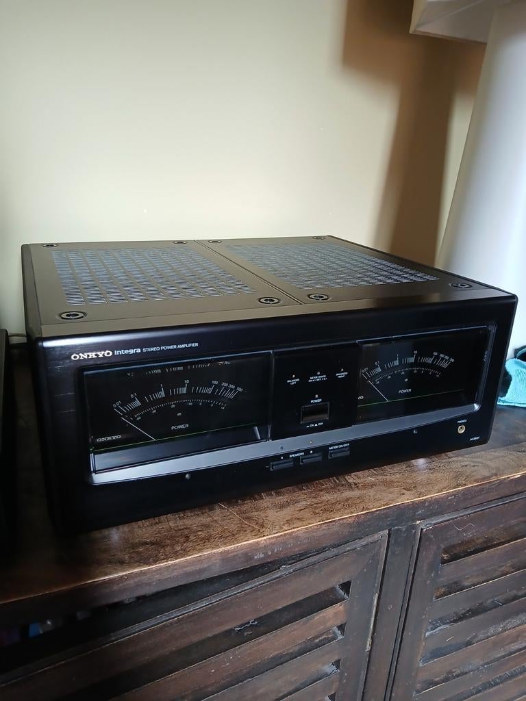 Onkyo M-588F + P-388F, Audio, Tv en Foto, Ophalen, Zo goed als nieuw, Analoog