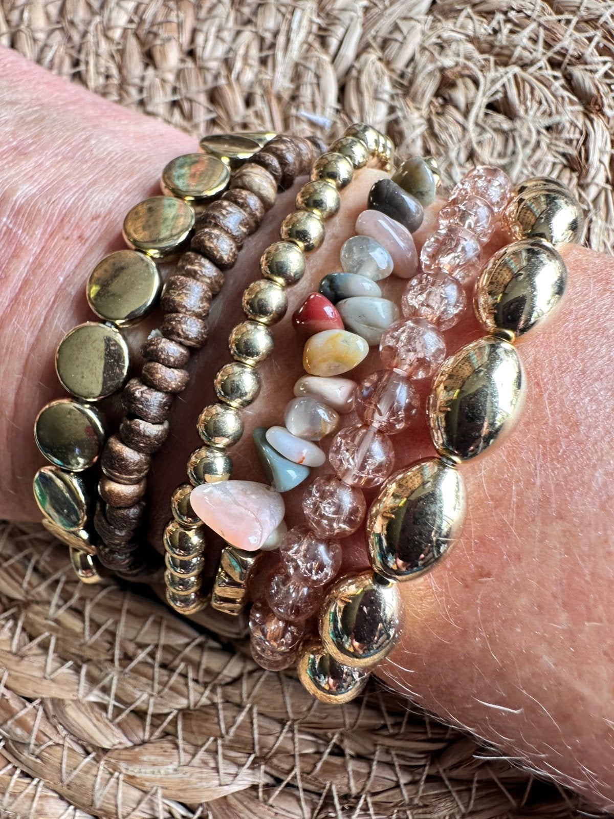 Boho armbanden set / boho chic / ibiza /  beachwear / nieuw