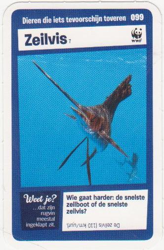 Super dieren no.99 Zeilvis [2730]  [VeOvSu], Albert Heijn, Ophalen of Verzenden