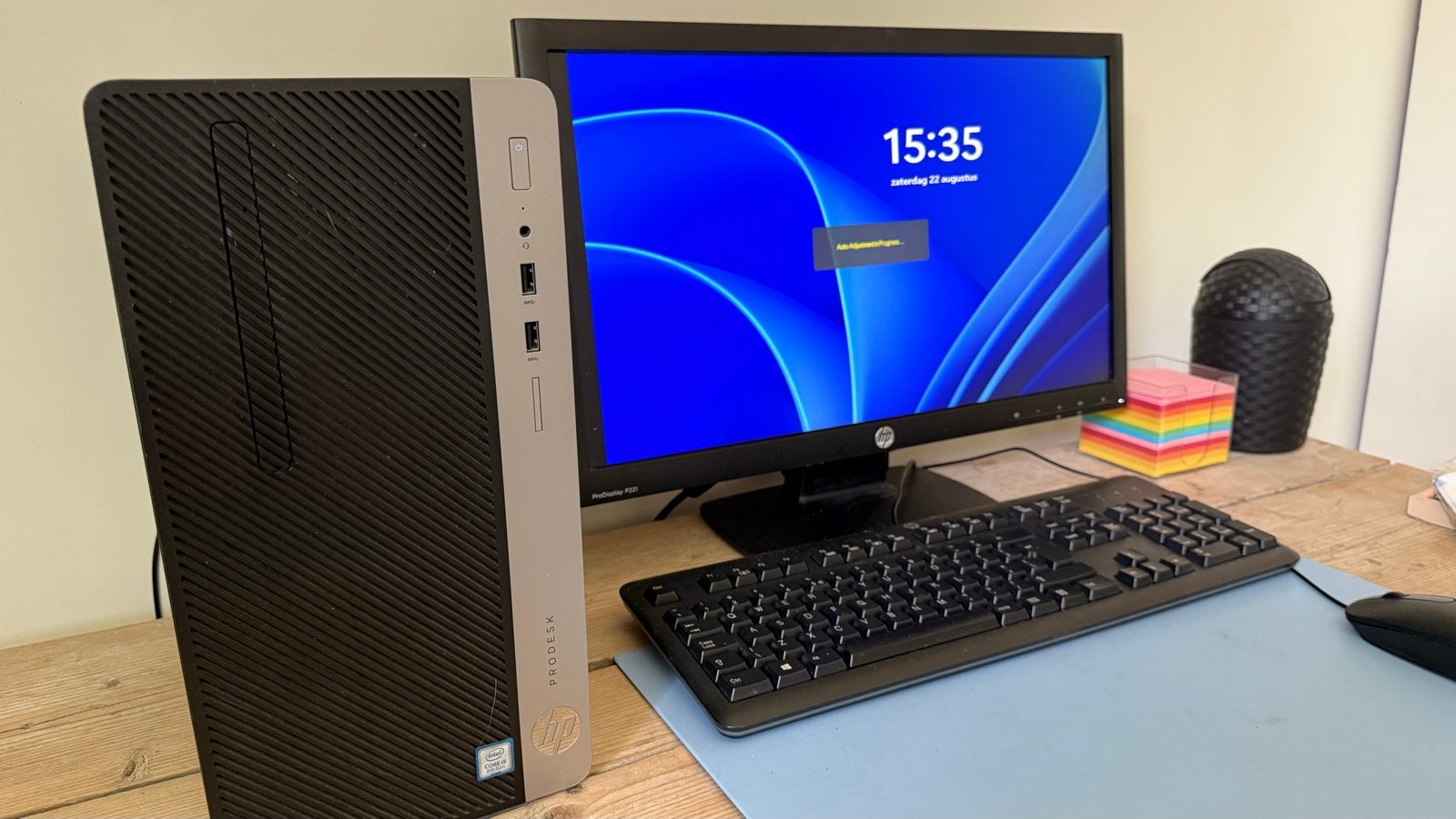 HP ProDesk 400 G3 Desktop PC met Monitor, Toetsenbord & Muis, Computers en Software, Desktop Pc's, Met monitor, 8 GB, Ophalen of Verzenden