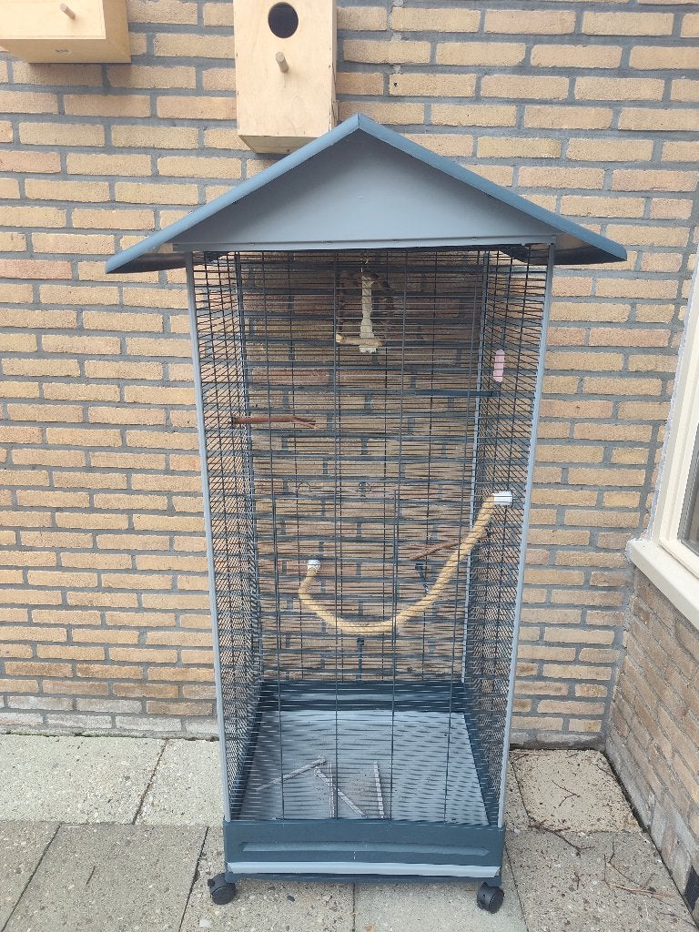 Kooi Gratis, Dieren en Toebehoren, Ophalen, Zo goed als nieuw, Metaal, Vogelkooi