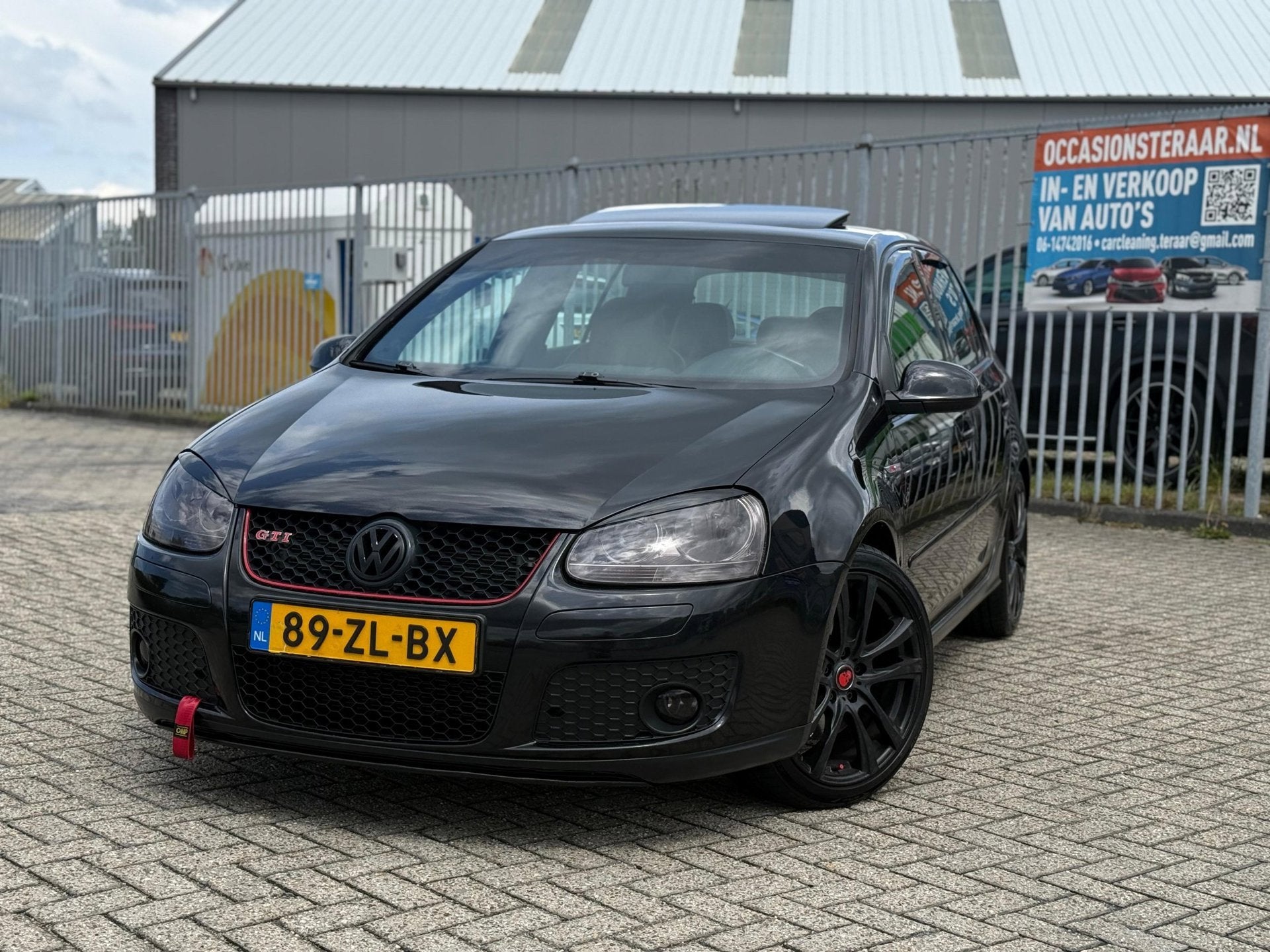Volkswagen Golf 2.0 TFSI GTI#Automaat#5drs#Carplay#Airco, Gebruikt, 4 cilinders, Zwart, Euro 4