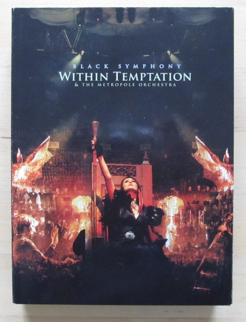 2CD+2DVD Within Temptation & Metropole orch. Black symphony, Cd's en Dvd's, Hard Rock, Ophalen of Verzenden, Zo goed als nieuw