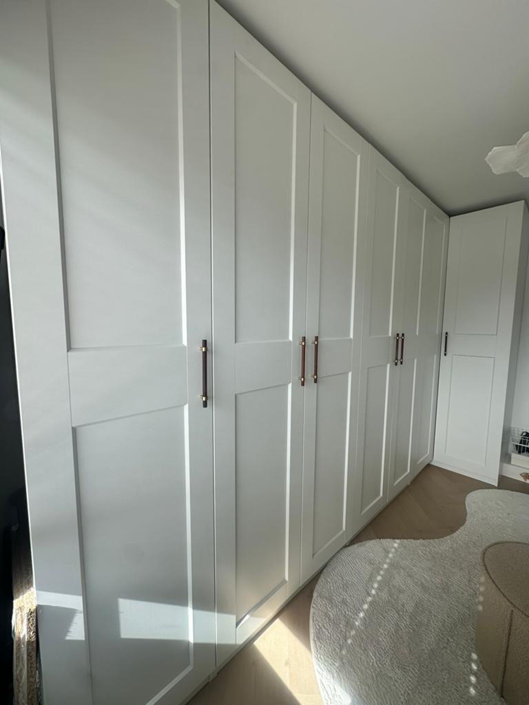 IKEA Paxkast - Ruime Witte Kledingkast met Indeling, 200 cm of meer, Ophalen of Verzenden, Zo goed als nieuw, Met lade(s)