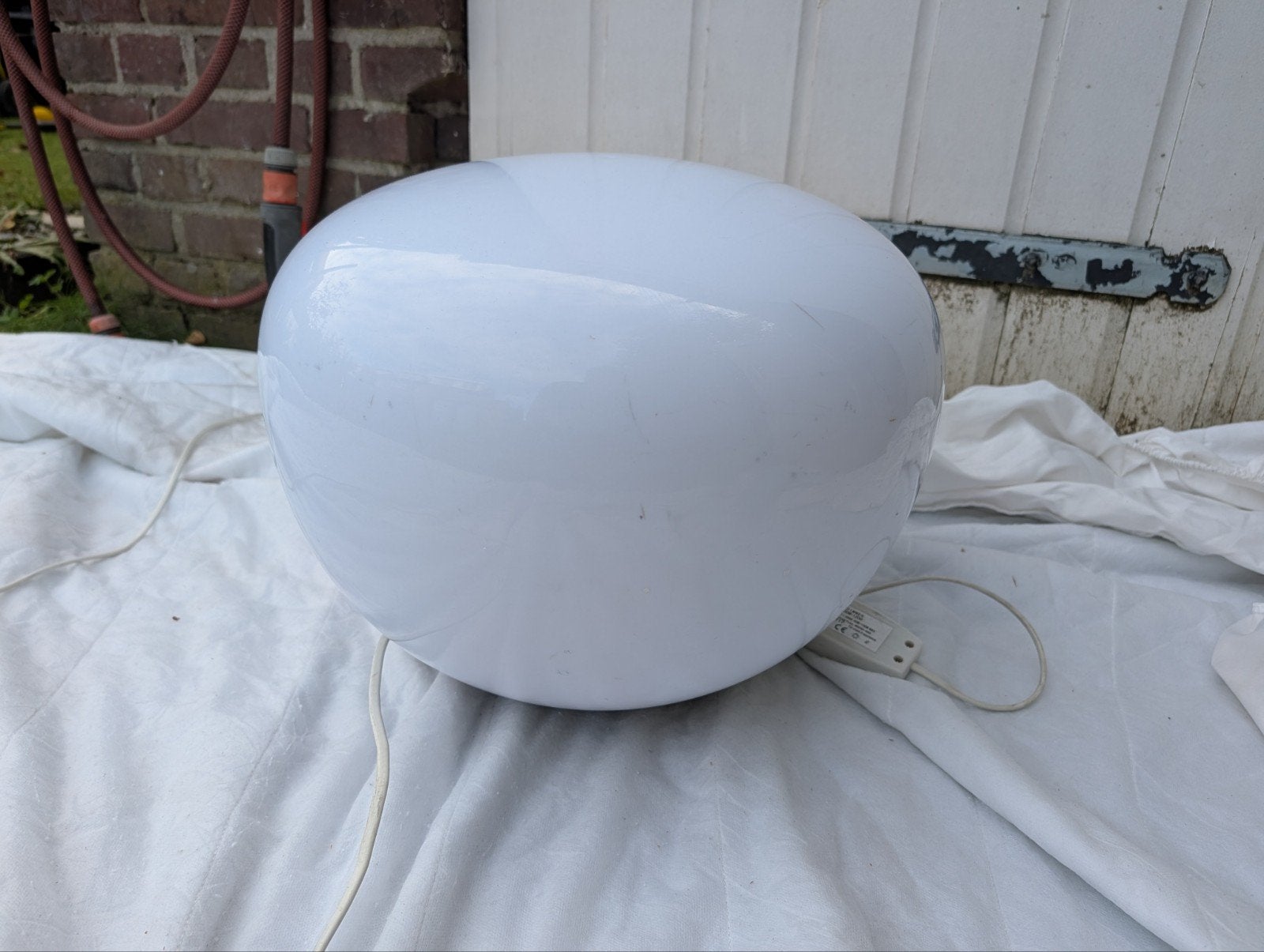 Ikea Jonisk vloerlamp - Wit, Modern Design, Ophalen, Gebruikt, Kunststof