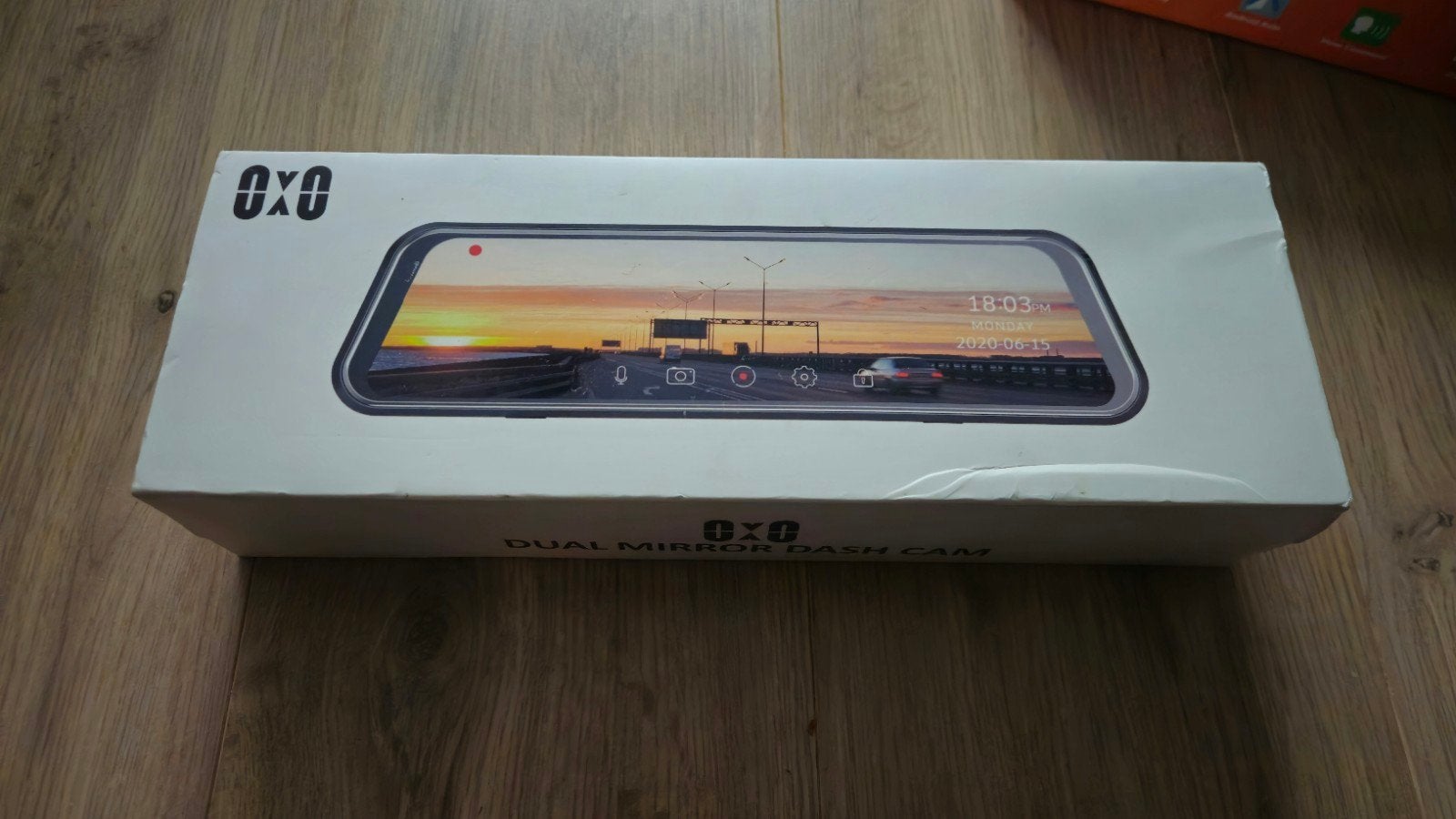 Dashcam binnenspiegel met achteruitrij camera, Ophalen, Nieuw