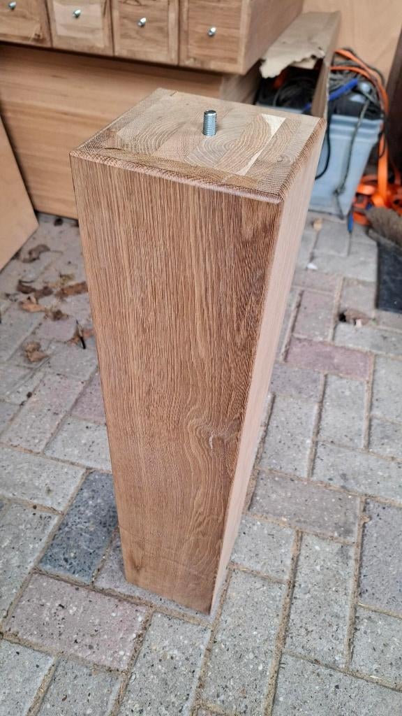 Tafelpoten, hout 15*15 cm, 100% nieuw, Tafelpoot, Minder dan 50 cm, 50 tot 100 cm, Nieuw
