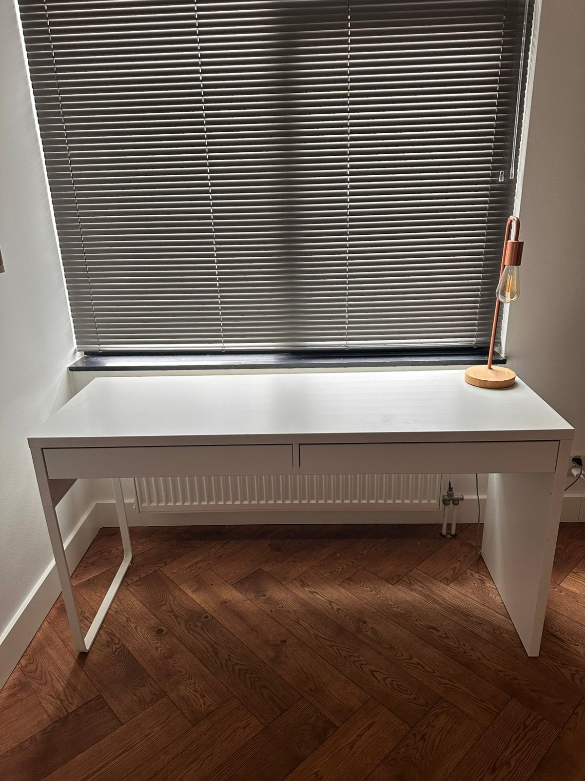 Bureau met 2 lades, Overige typen, Gebruikt, 50 cm, 142 cm