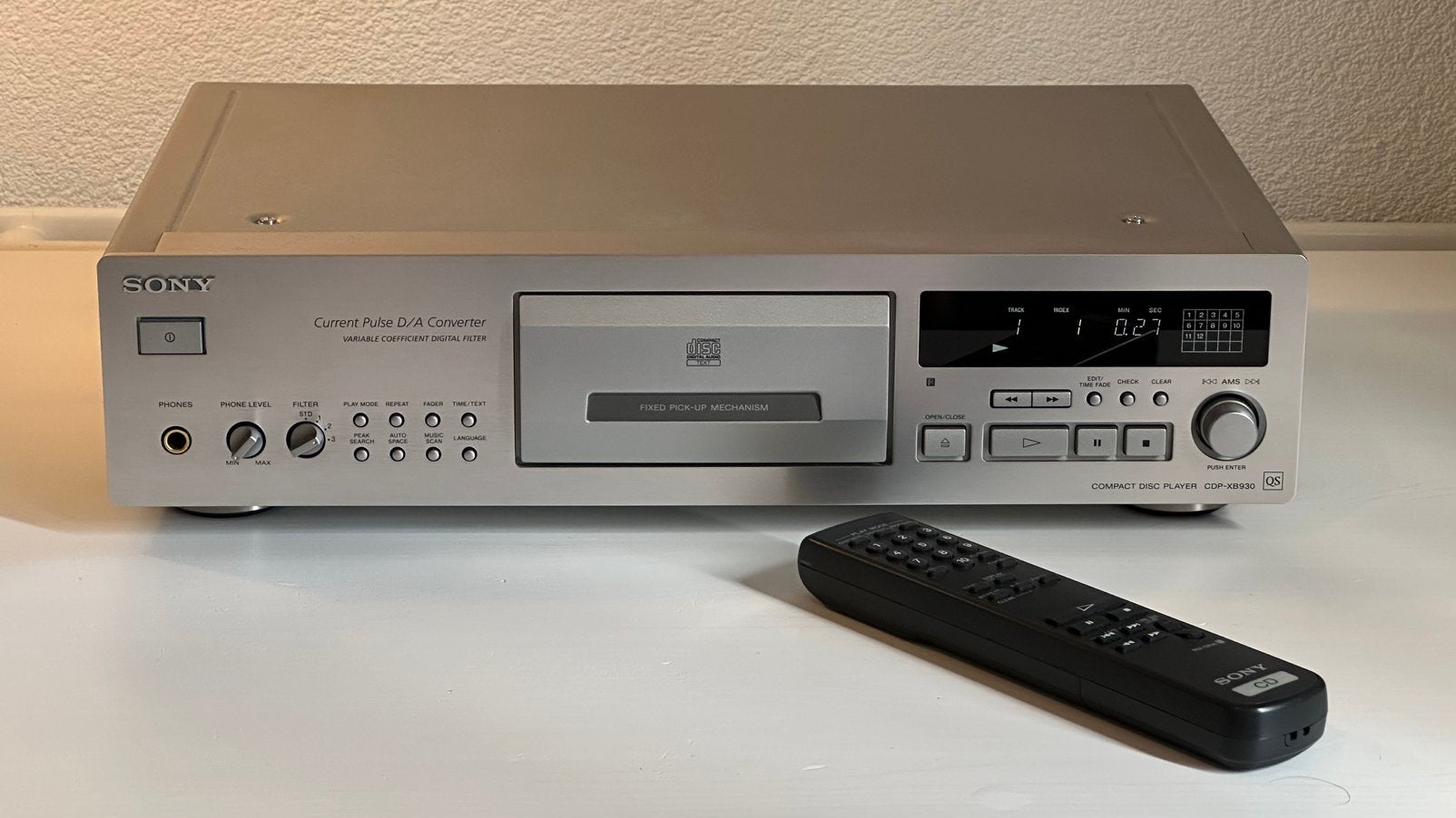 Mooie Sony CDP-XB930 QS higher-end CD speler, Ophalen of Verzenden, Zo goed als nieuw, Sony