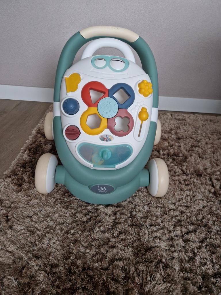 Smoby Cotoons Loopwagen en Activiteitenbord, Kinderen en Baby's, Speelgoed | Babyspeelgoed, Ophalen of Verzenden, Zo goed als nieuw