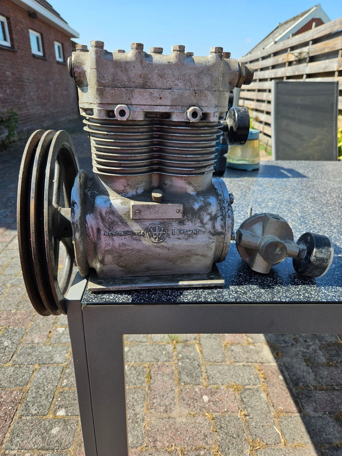 Vintage Westinghouse Luchtcompressor - Engeland, Ophalen of Verzenden