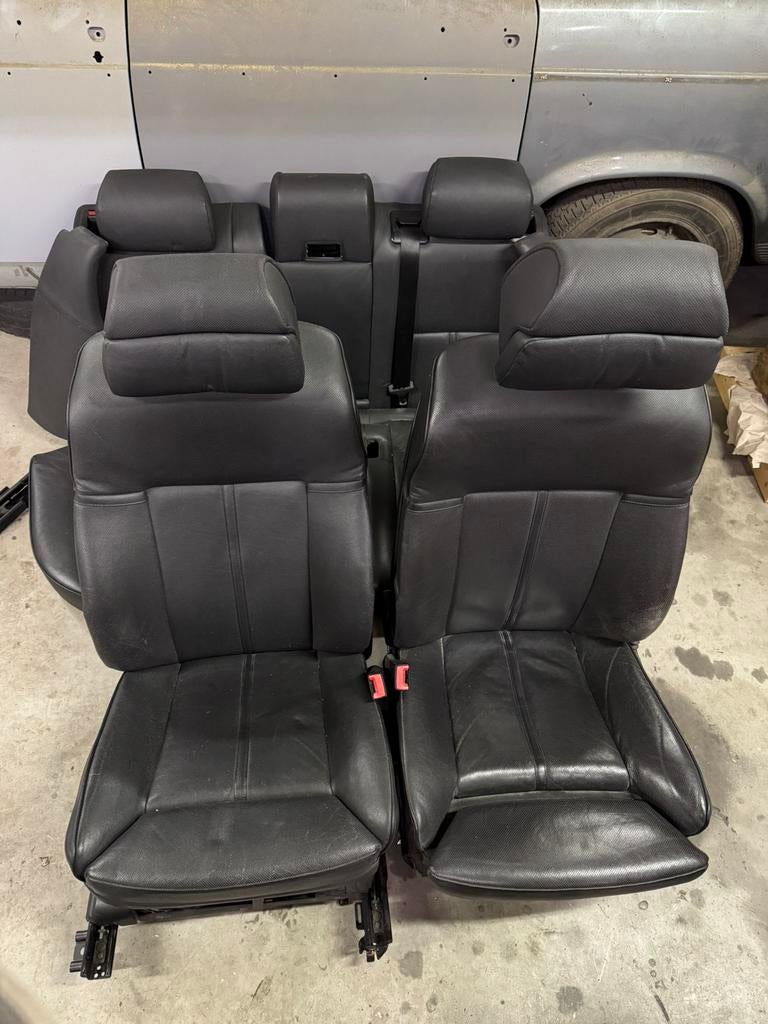 BMW E61 "Nasca" lederen comfortinterieur zwart, Auto-onderdelen, Interieur en Bekleding, BMW, Gebruikt, Ophalen