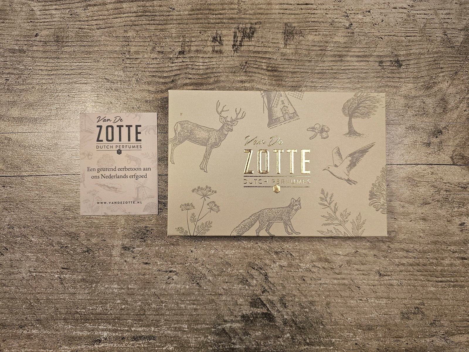 Van De Zotte Dutch Discovery Set - 5 geuren + €20 voucher, Ophalen of Verzenden, Zo goed als nieuw