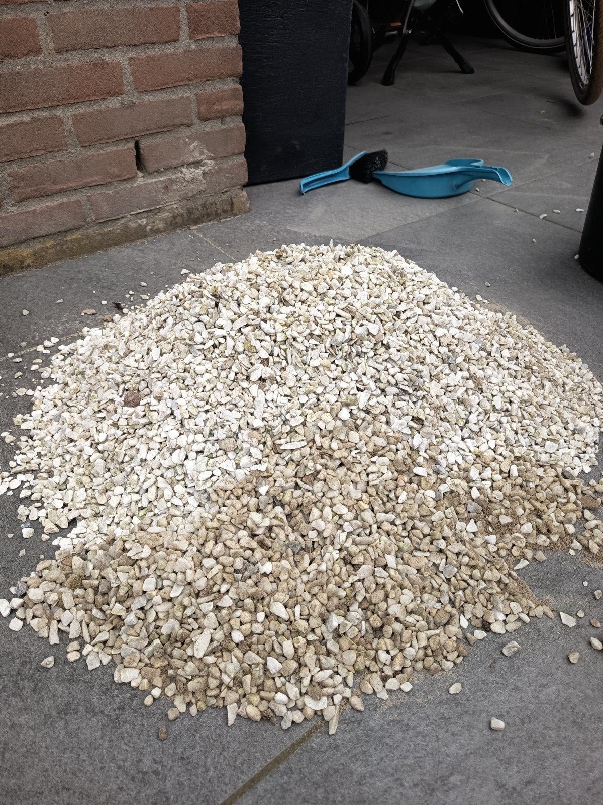 Grind/ steentjes, Ophalen, Gebruikt