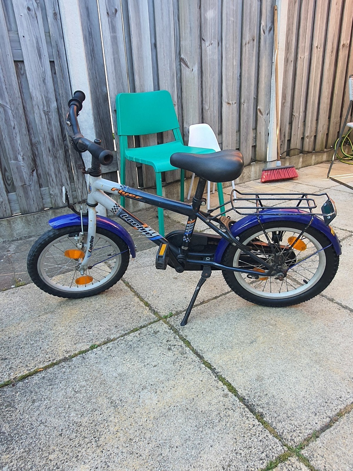 Kinderfiets Loekie Flyer 16 inch - Gebruikt, Ophalen of Verzenden, Gebruikt, 16 tot 20 inch