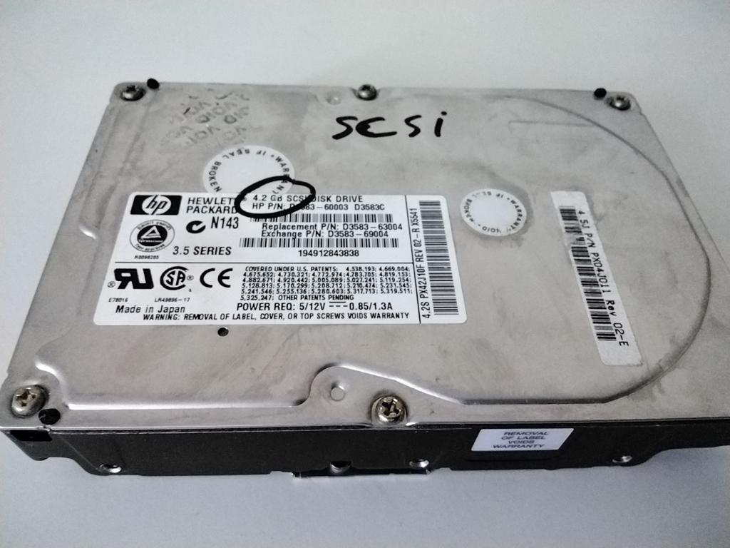 4,2 gb UltraWide SCSI harde schijf, Computers en Software, Vintage Computers, Ophalen of Verzenden