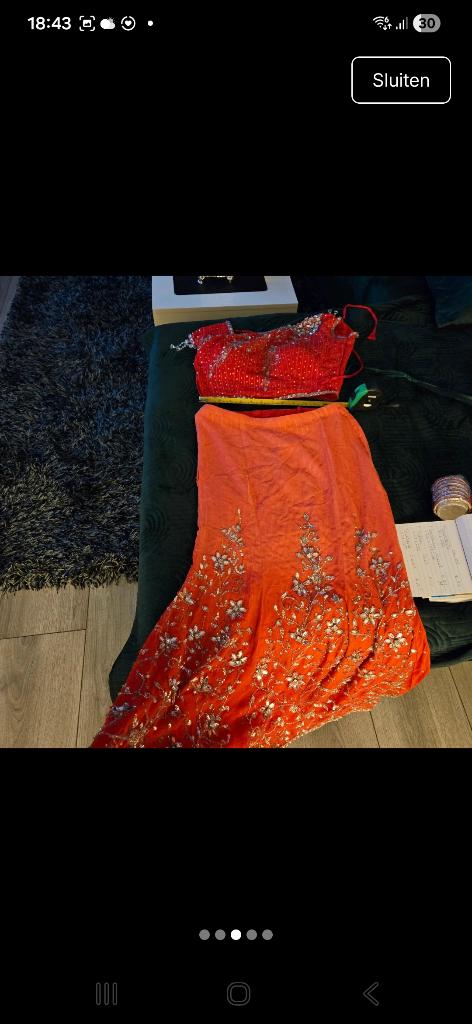Lehenga, Overige typen, Overige kleuren, Nieuw, Ophalen of Verzenden