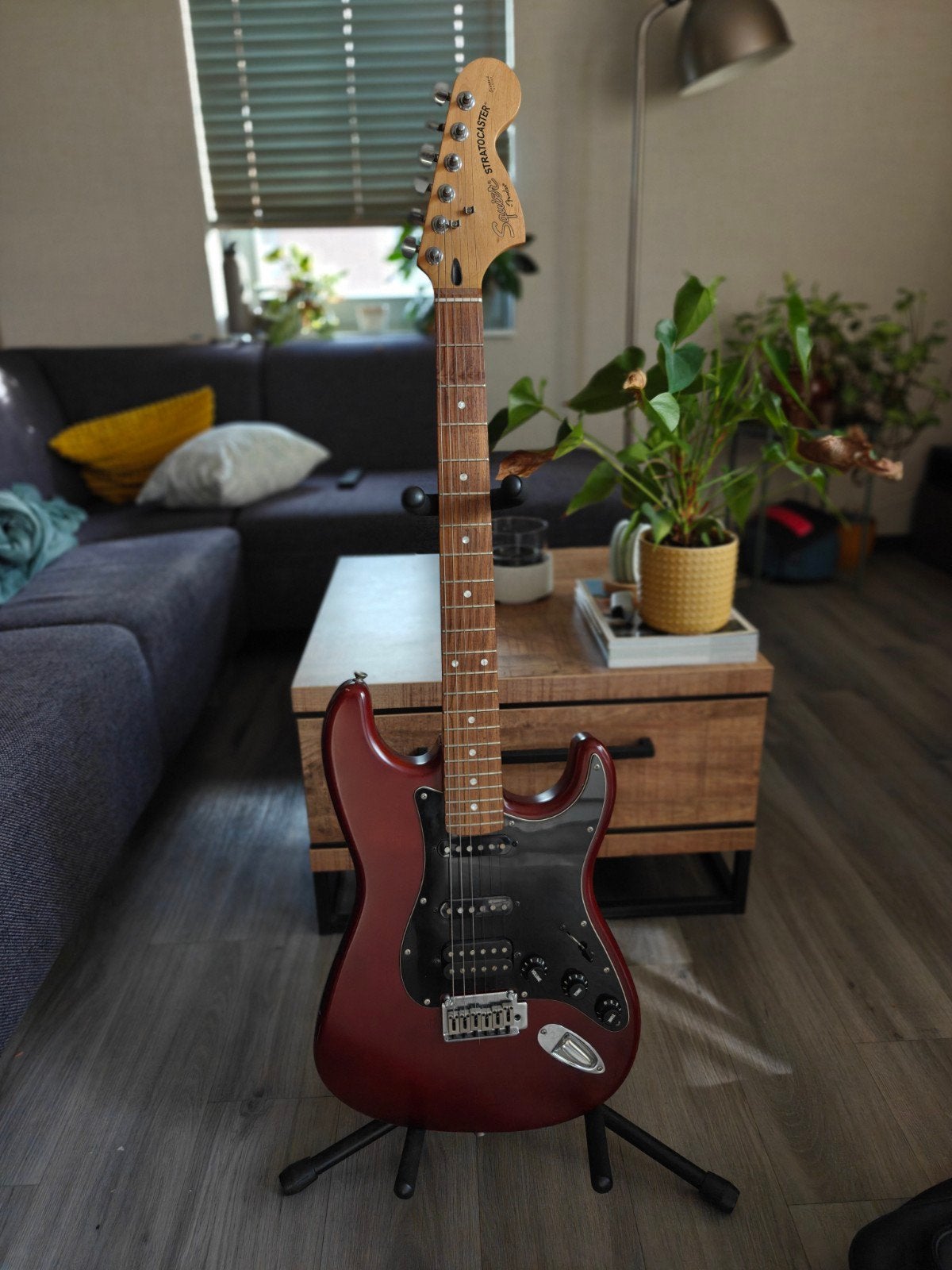 Fender Squier Stratocaster Standard met Marshall versterker, Muziek en Instrumenten, Ophalen, Fender, Gebruikt, Met versterker