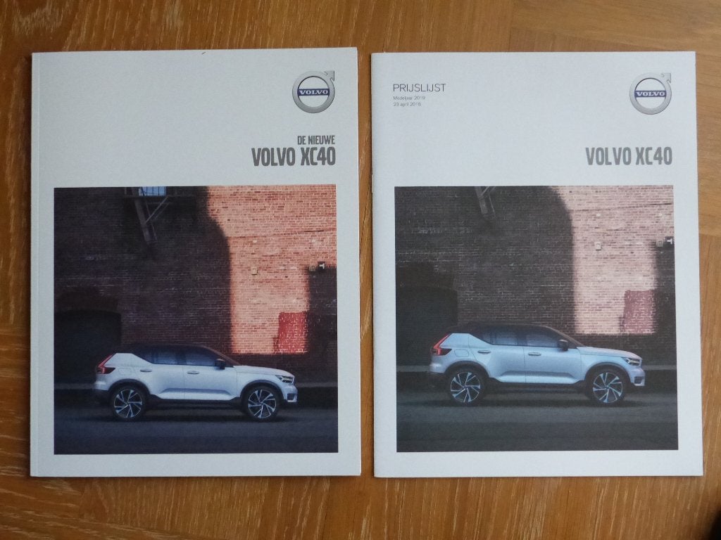 Volvo XC40 2019 brochure set, Verzenden, Zo goed als nieuw, Volvo