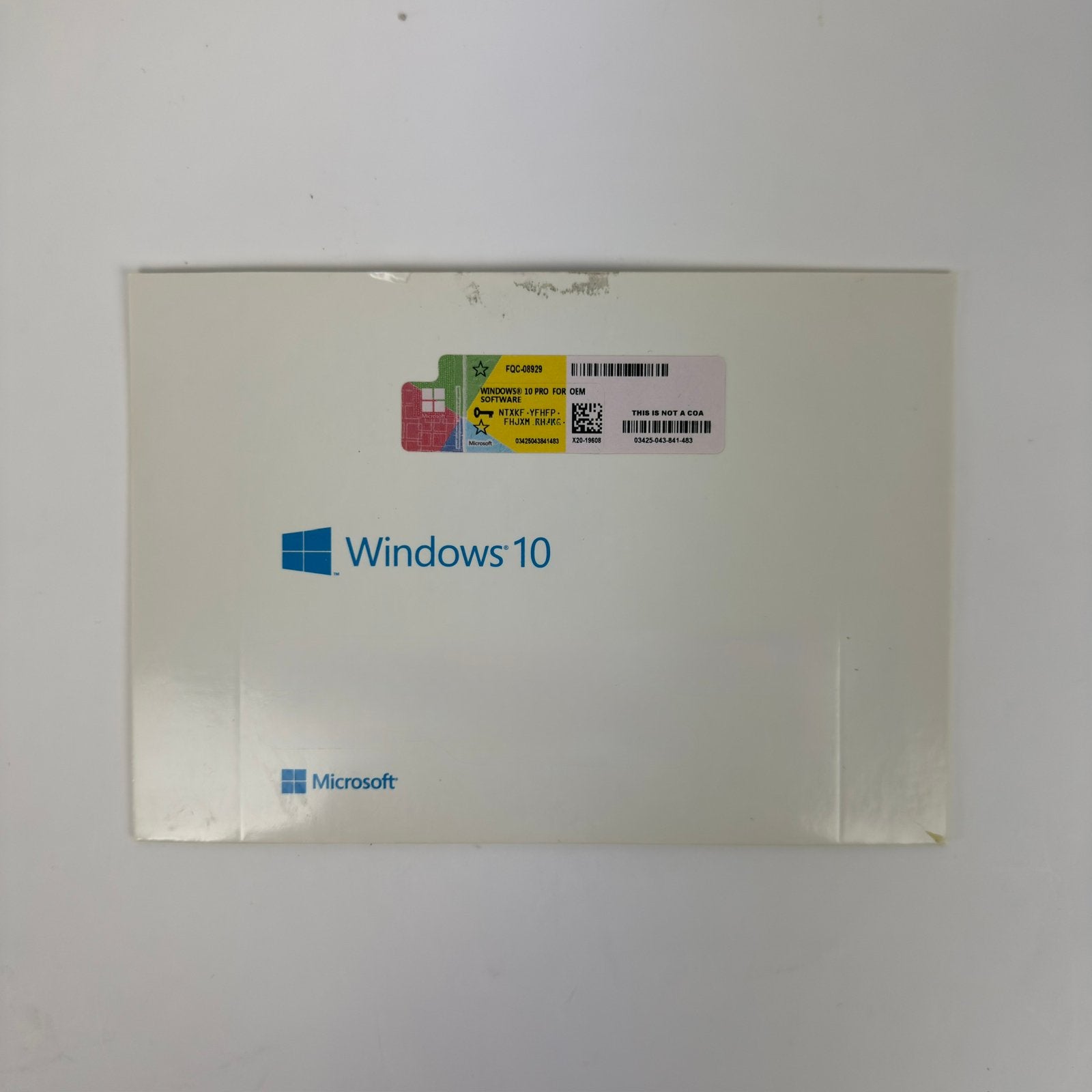 Microsoft Windows 10 Pro Full Version OEM DVD 64-bit Engels, Computers en Software, Besturingssoftware, Ophalen of Verzenden, Gebruikt