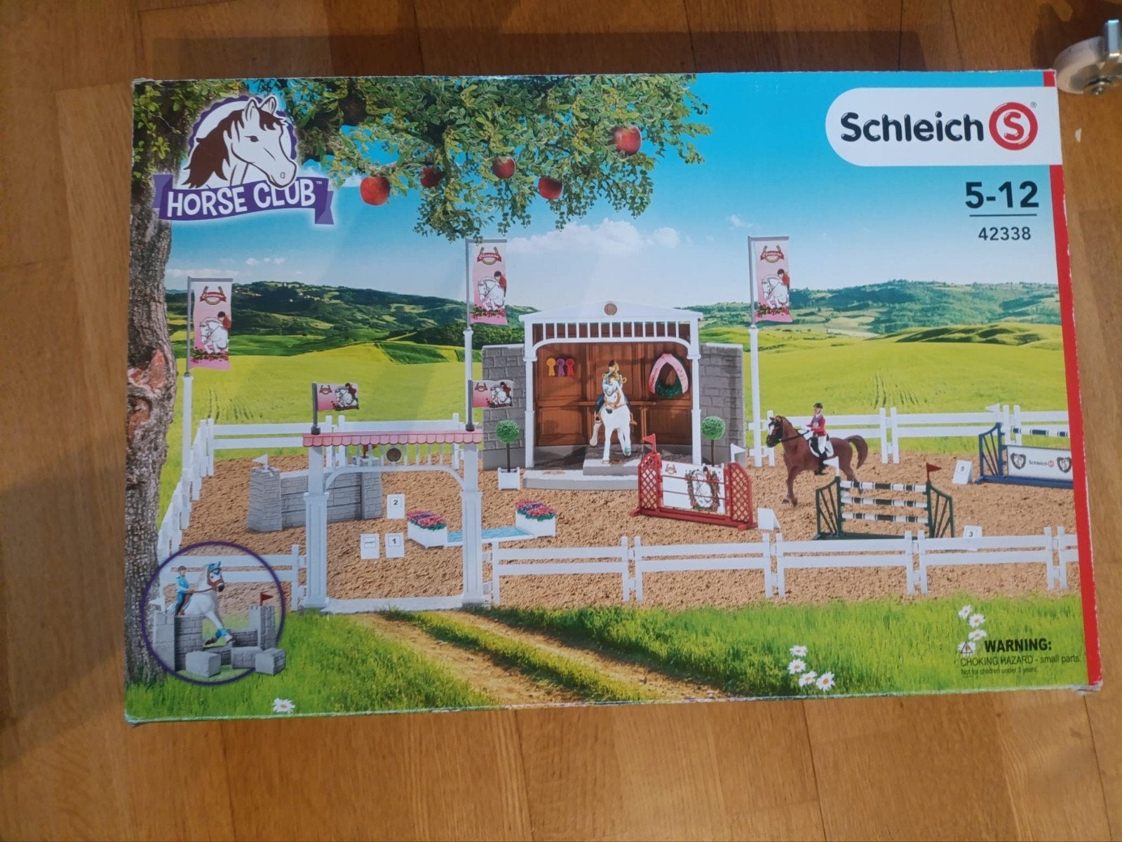 Schleich 42338 Springparcours, Ophalen of Verzenden, Zo goed als nieuw
