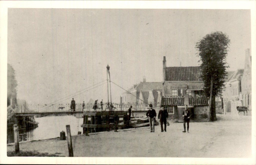 Waddinxveen - Brug - Kade, Ophalen of Verzenden, Voor 1920, Gelopen, Zuid-Holland
