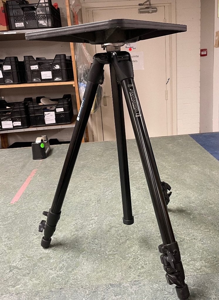 MANFROTTO STATIEF (O55AB) + statiefplaat - WD014, Waddinxveen, Gebruikt, Woord en Daad, Ophalen of Verzenden
