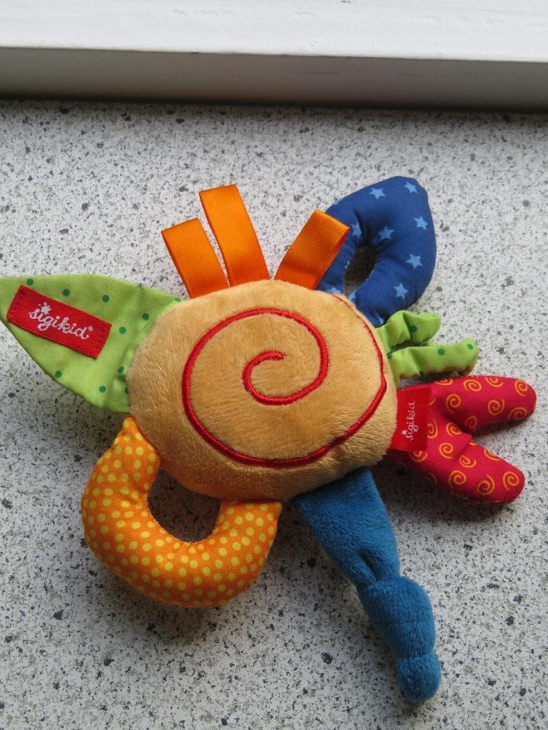 Vrolijk gekleurde rammelaar merk Sigikid, Overige typen, Ophalen of Verzenden, Zo goed als nieuw, Meerkleurig