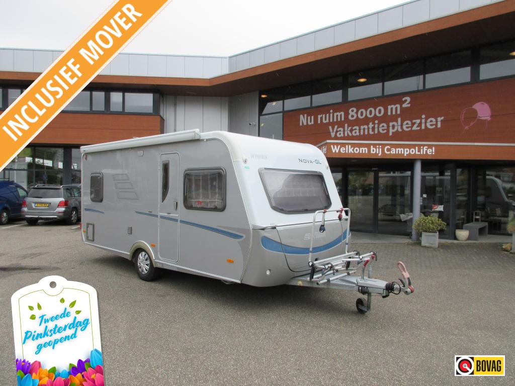 Eriba Nova GL 465 MOVER LUIFEL VOORTENT, Caravans en Kamperen, Rondzit, Overige typen, Eriba, Schokbreker